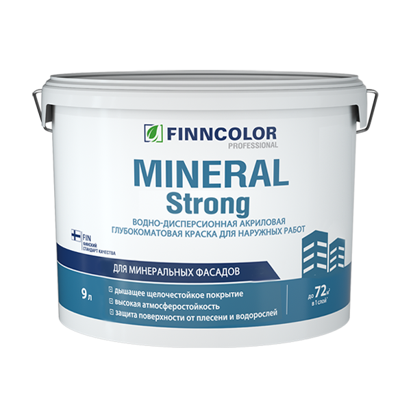 Фасадная водно-дисперсионная краска Mineral strong